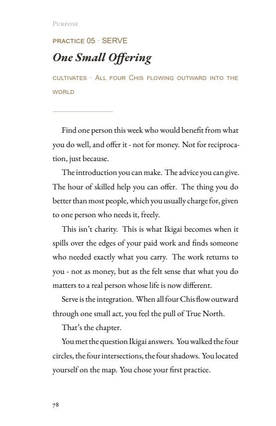 Chapter 2 — Ikigai